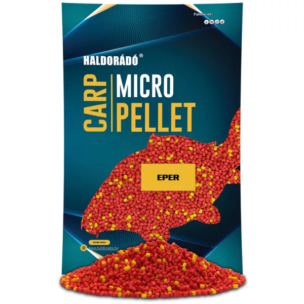 Haldorádó Carp Micro Pellet Fraise 600gr 3mm Pellet d'amorçage