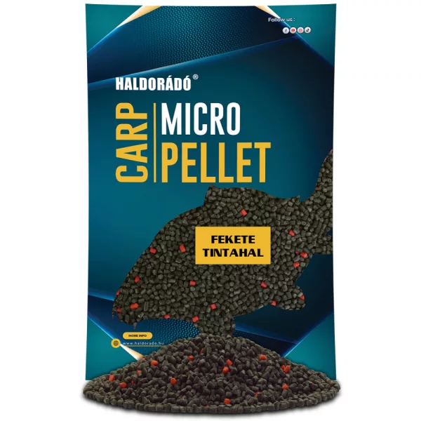 Haldorádó Carp Micro Pellet Calmar Noir 600gr 3mm Pellet d'amorçage