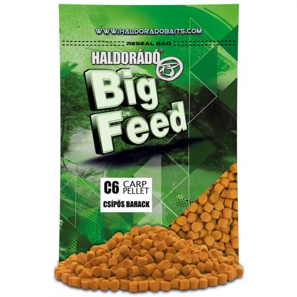 Haldorádó Big Feed C6 Pellet Pêche Piquante 700gr 6mm Pellet d'amorçage
