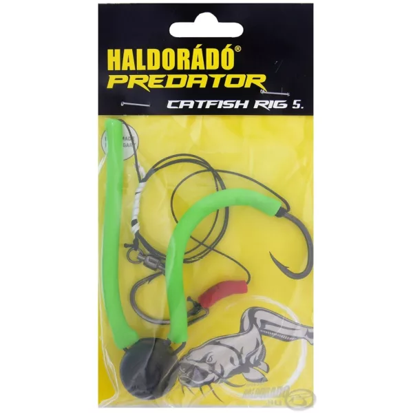 Haldorádó Catfish Rig 5 Montage Fireball pour Silure 110gr