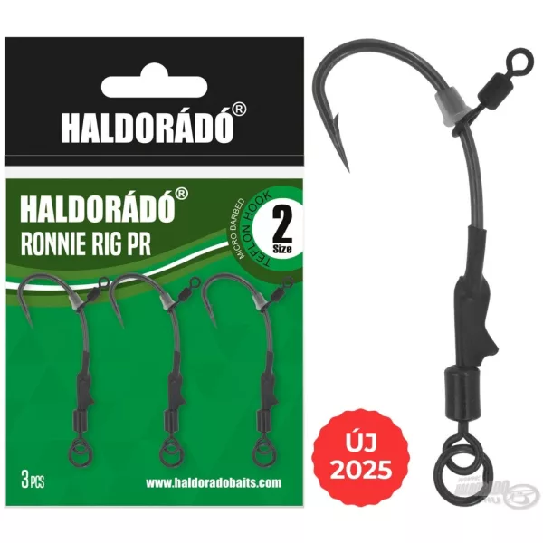 Haldorádó Ronnie Rig PR-2 Hameçon monté pour bouillettes 3 pièces