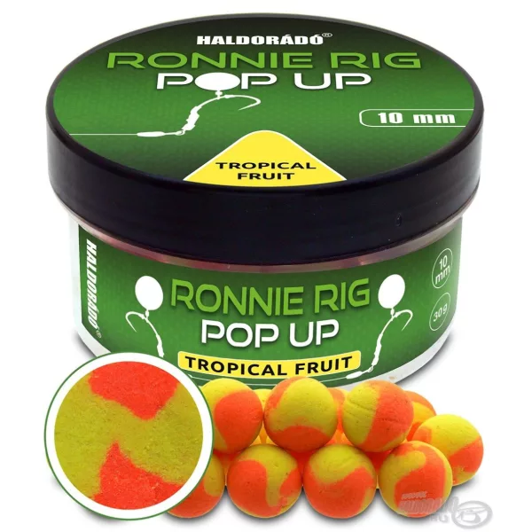 Haldorádó Ronnie Rig Pop Up Tropical Fruit 10mm Bouillette d'amorçage 30gr