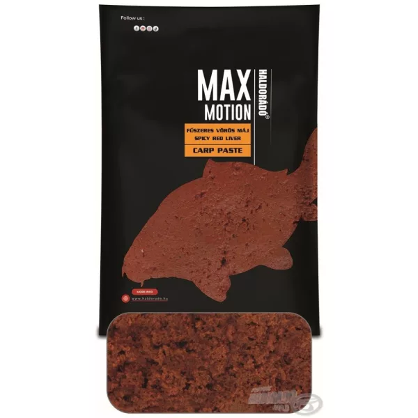 Haldorádó Max Motion Carp Paste Foie Rouge Épicé Pâte 600gr