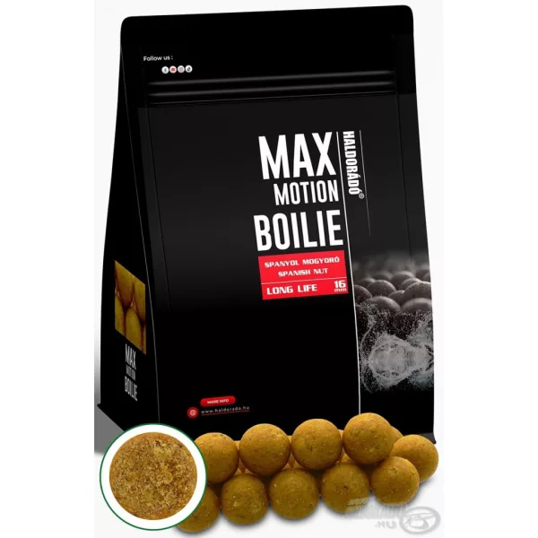 Haldorádó Max Motion Boilie Long Life 16mm Cacahuète Espagnole Boilie 800gr