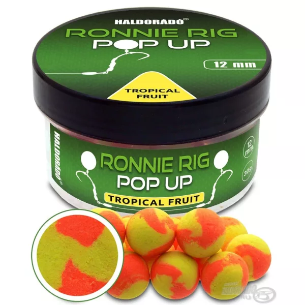 Haldorádó Ronnie Rig Pop Up Tropical Fruit 12mm Bouillette d'eschage 30gr