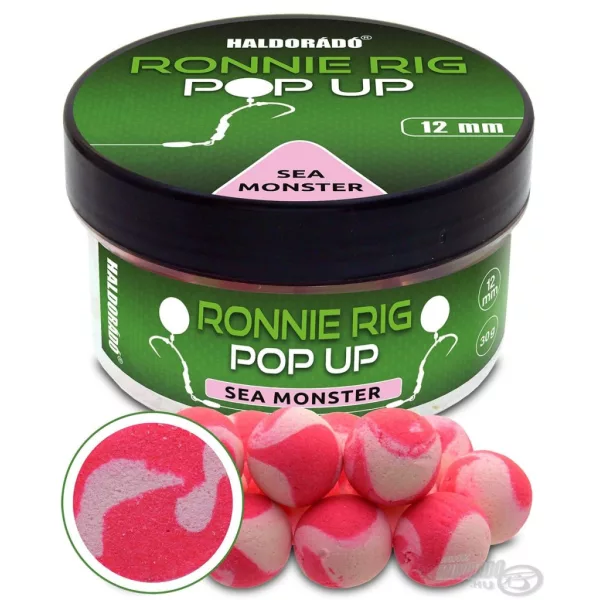 Haldorádó Ronnie Rig Pop Up Sea Monster 12mm Bouillette d'eschage 30gr