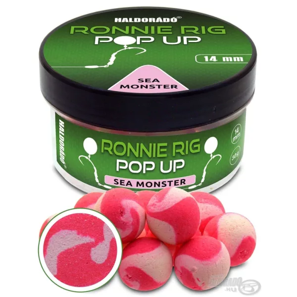 Haldorádó Ronnie Rig Pop Up Sea Monster 14mm Bouillette d'eschage 30gr
