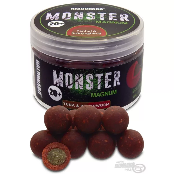 Haldorádó Monster Magnum 20+mm Thon & Larve de moustique Boilie d'amorçage 70gr