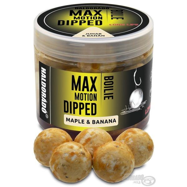 Haldorádó Max Motion Boilie Dipped 20mm Érable-Banane Boilie d'amorçage 100gr