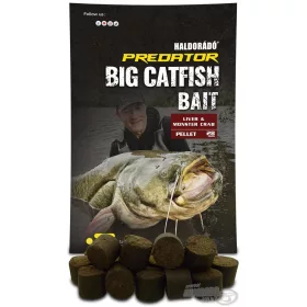   Haldorádó Catfish Bait Pellet 28mm Liver-Monster Crab Pellet pour silure 1kg