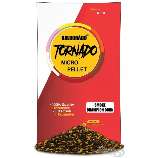 Haldorádó Tornade Fumée Micro Pellet Champion Maïs 400gr