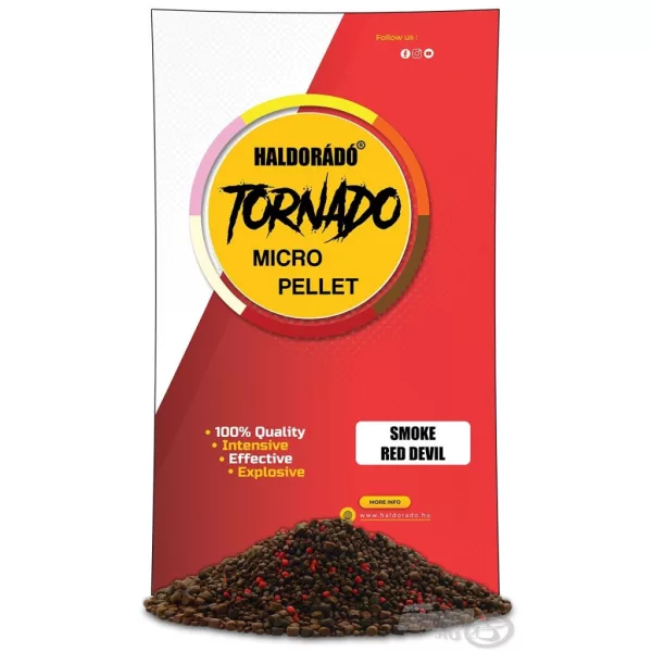 Haldorádó Tornade Fumée Micro Pellet Diable Rouge 400gr
