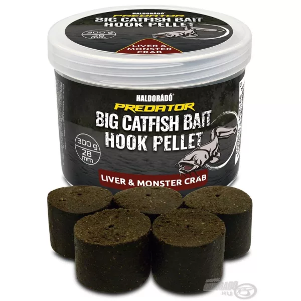 Haldorádó Catfish Bait Hook Pellet 28mm Liver-Monster Crab Pellet percé pour hameçon 300gr