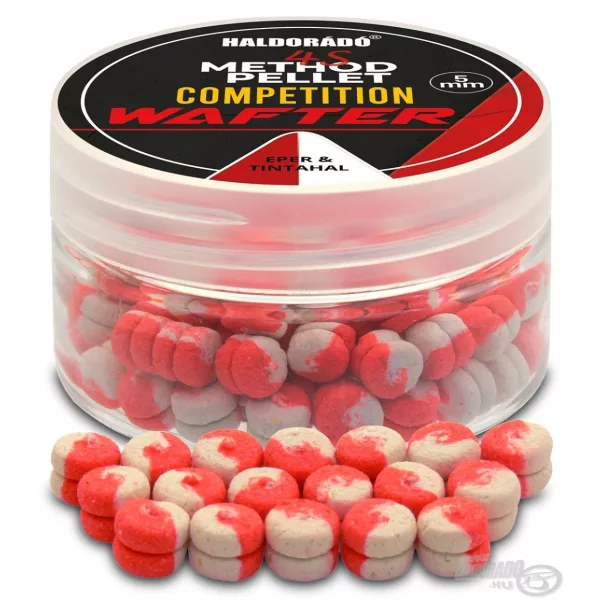 Haldorádó 4S Méthode Pellet Compétition 5mm Fraise & Calmar Wafters 30gr