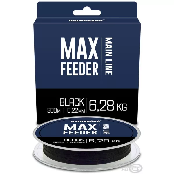 Haldorádó Max Feeder Black 0,22mm 300m Monofil Ligne principale