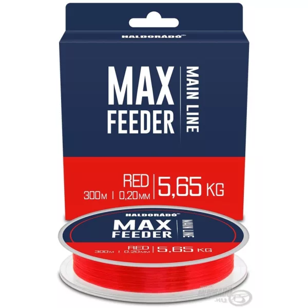 Haldorádó Max Feeder Red 0,20mm 300m Ligne principale monofilament