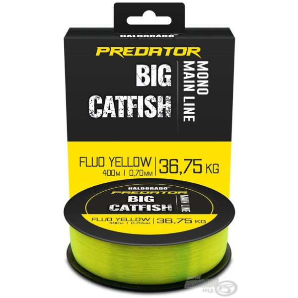 Haldorádó Predator Catfish Line Mono Fluo Yellow 0,70mm 400m Ligne principale monofilament