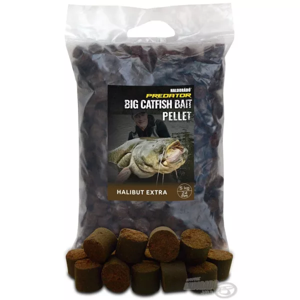 Haldorádó Catfish Bait Pellet 24mm Halibut Extra Pellet pour Silure 5kg
