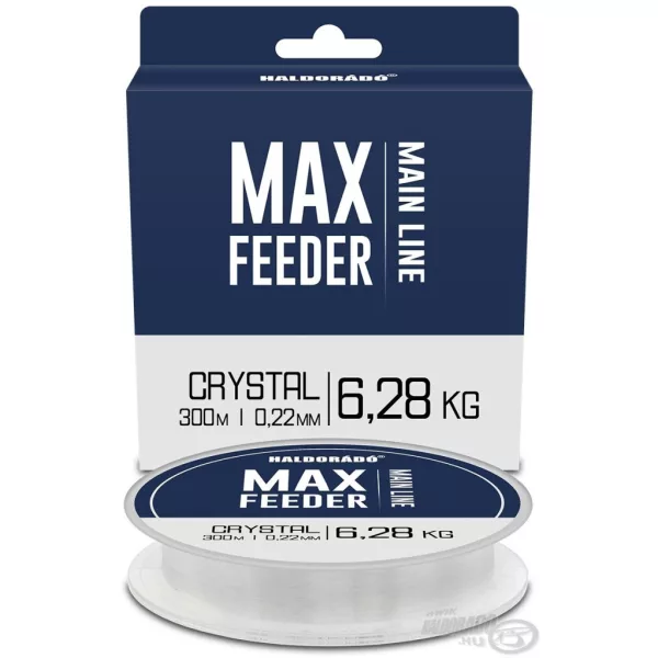 Haldorádó Max Feeder Crystal 0,22mm 300m Monofil Fil de Pêche Principal