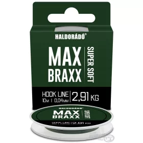   Haldorádó Max Braxx Super Soft Hook Line 0,04mm 10m Ligne de Bas de Ligne Tressée