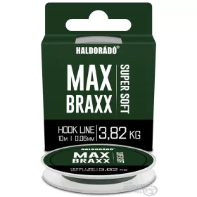   Haldorádó Max Braxx Super Soft Hook Line 0,06mm 10m Ligne de Bas de Ligne Tressée