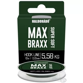   Haldorádó Max Braxx Super Soft Hook Line 0,10mm 10m Ligne de Bas de Ligne Tressée