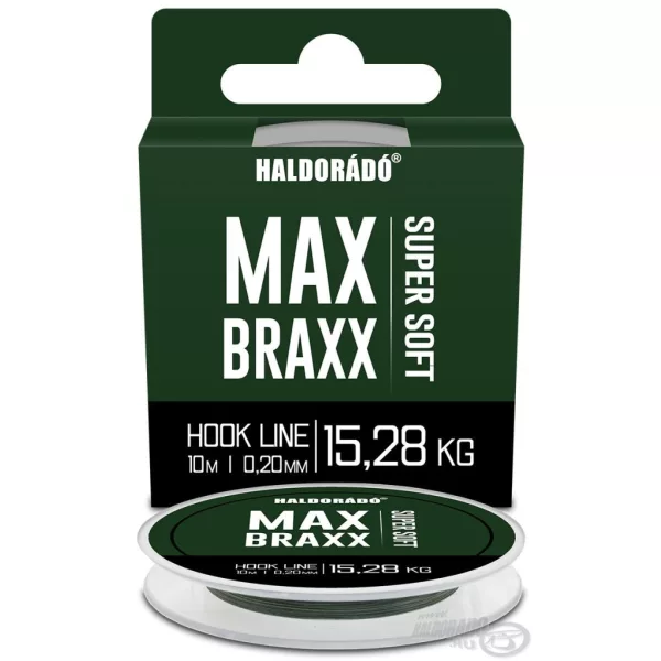 Haldorádó Max Braxx Super Soft Hook Line 0,20mm 10m Bas de ligne tressé