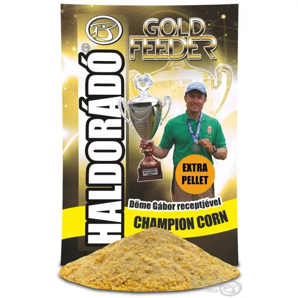 Haldorádó Gold Feeder Champion Corn Extra Pellet Amorce 1kg