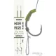 Haldorádó Soft Pop Up Hair Rigs 2 Hameçons Barbés Pré-montés pour Bouillettes 2pcs