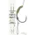 Haldorádó Soft Pop Up Hair Rigs 8 Hameçons Barbés Pré-montés pour Bouillettes 2pcs
