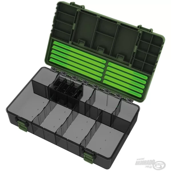 Haldorádó Boîte Feeder Pro pour Petits Articles et Bas de Ligne 30x19,5x7,5cm