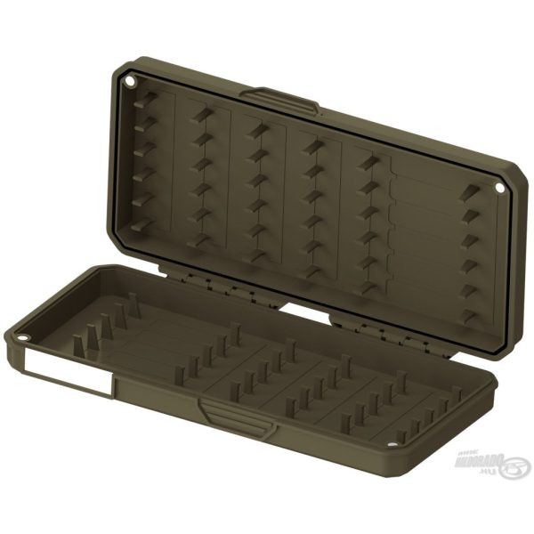 Haldorádó MF Rig Board Box Short Method Feeder Boîte de rangement pour bas de ligne 18,6x9,1x2,8cm