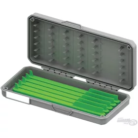   Haldorádó MF Rig Board Box Ladders Method Feeder Boîte de rangement pour bas de ligne avec échelles magnétiques 18,6x9,1x2,8cm