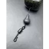 Haldorádó Tungsten Swivel Beads Large Volfrám Végszerelék Megütköztető Gumi Adapter 5db