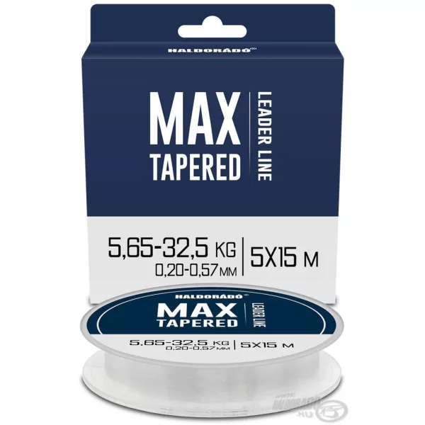 Haldorádó Max Tapered Leader 0,20-0,57mm 5x15m Bas de ligne monofil conique