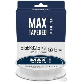   Haldor&aacute;d&oacute; Max Tapered Leader 0,23-0,57mm 5x15m Bas de Ligne Monofil pour Lancer