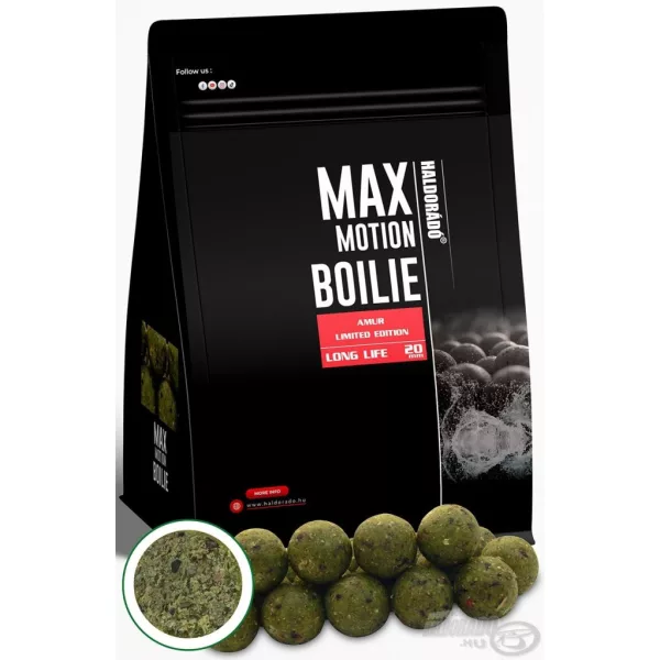 Haldorádó Max Motion Boilie Long Life 20mm Édition Limitée Amour Bouillette d'Amorçage 800gr