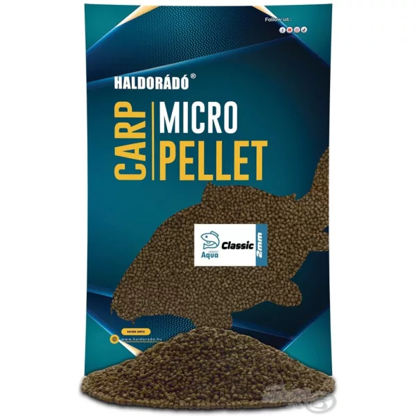 Haldorádó Carp Micro Pellet - Aqua Garant Classic Pellet 2mm 700gr