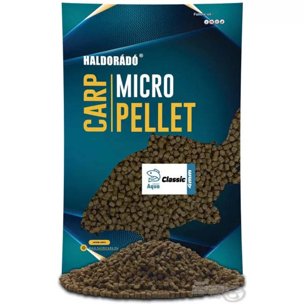 Haldorádó Carp Micro Pellet - Aqua Garant Classic Pellet 4mm 700gr