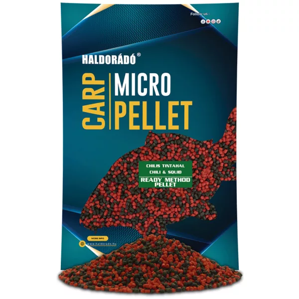 Haldorádó Chilis Tintahal Ready Method Pellet 600gr