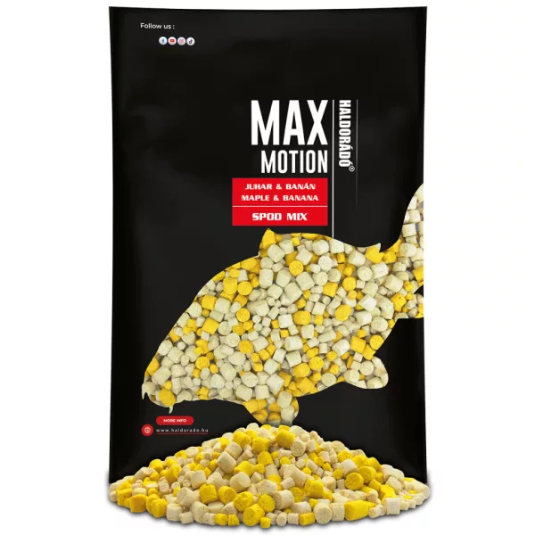 Haldorádó Max Motion Spod Mix Juhar-Banán Pellet Keverék 750gr