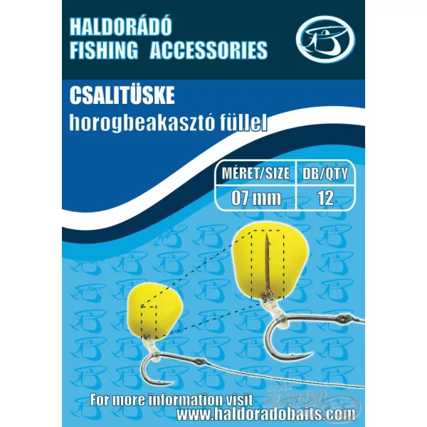 Haldorádó Pointe d'appât avec boucle d'accroche-hameçon 7 mm