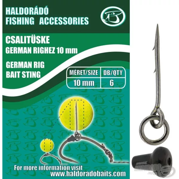 Haldorádó Pointe d'appât pour montage allemand 10 mm