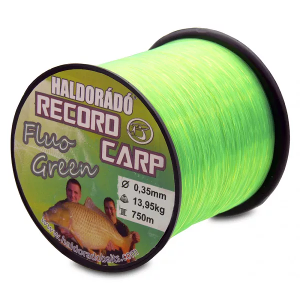 Haldorádó Record Carp Fluo Vert 0,40mm 700m Ligne principale monofilament