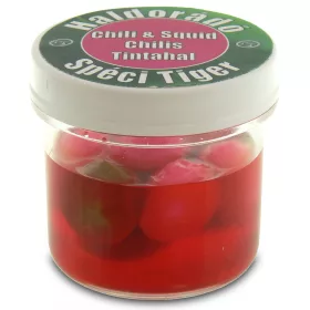   Haldorádó SpéciTiger Calamar Pimenté 8 pièces/pot 15mm noix tigrée en caoutchouc