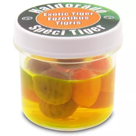   Haldorádó SpéciTiger Tigre Exotique 8 pièces/pot 15mm noix tigrée en caoutchouc