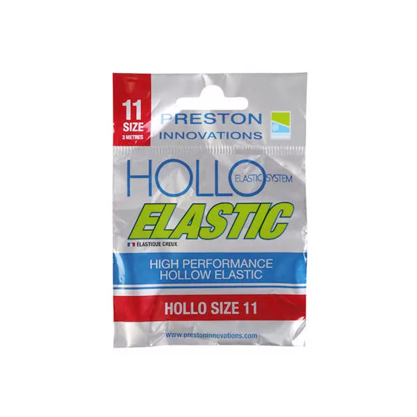 Preston Hollo Elastic Taille 11 Élastique creux