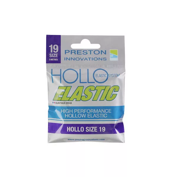 Preston Hollo Elastic Taille 19 Élastique creux