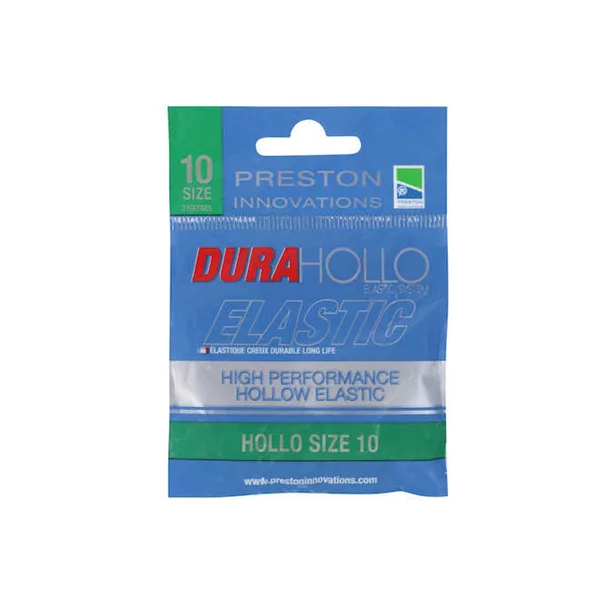 Preston Dura Hollo Elastic Taille 08 Élastique Creux pour Canne au Coup