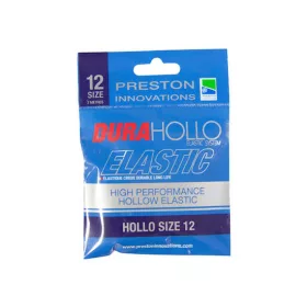   Preston Dura Hollo Elastic Taille 12 Élastique Creux pour Canne au Coup